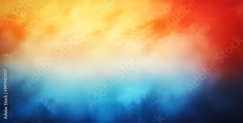 An orange white blue teal blurry noise texture header poster banner landing page backdrop design with a dark grainy gradient background