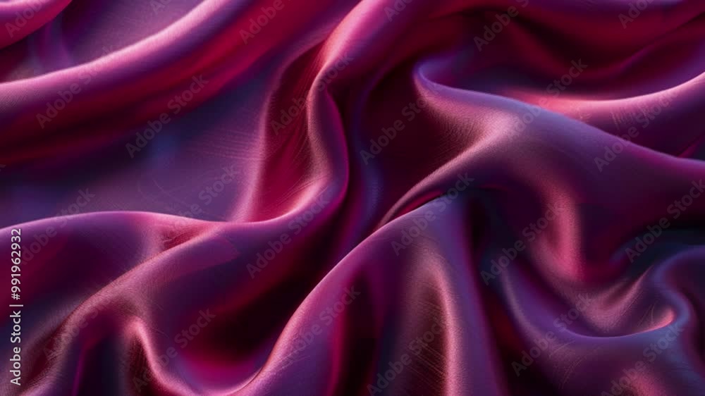 Silk marsala color fabric texture abstract, silky waves. Smooth textile background. High quality 4k loop footage Silk marsala color fabric texture abstract, silky waves. Smooth textile background. High quality 4k loop footage