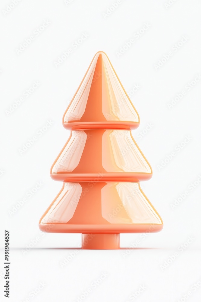 This is a Stylish Orange Christmas Tree Decoration perfect for adding charm to your holiday This is a Stylish Orange Christmas Tree Decoration perfect for adding charm to your holiday