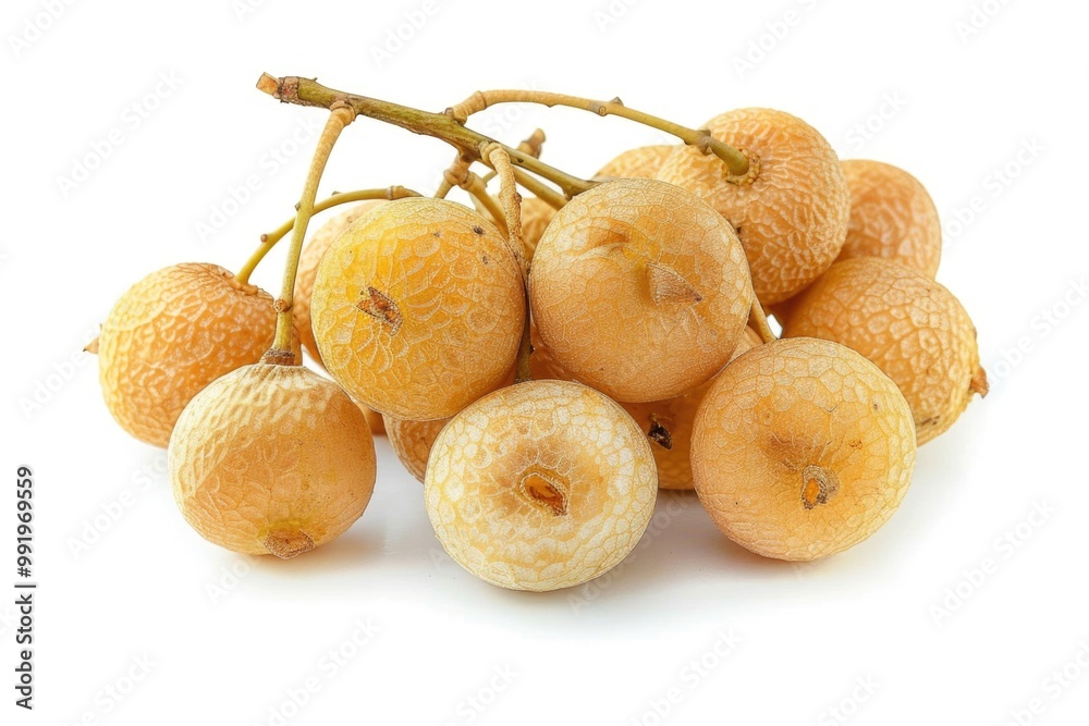 A colorful arrangement of fresh fruits on a white background, ideal for food or lifestyle photography A colorful arrangement of fresh fruits on a white background, ideal for food or lifestyle photography