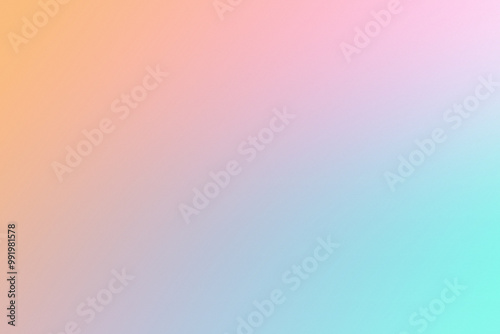 Abstract colorful pastel pink blue peachy gradient background