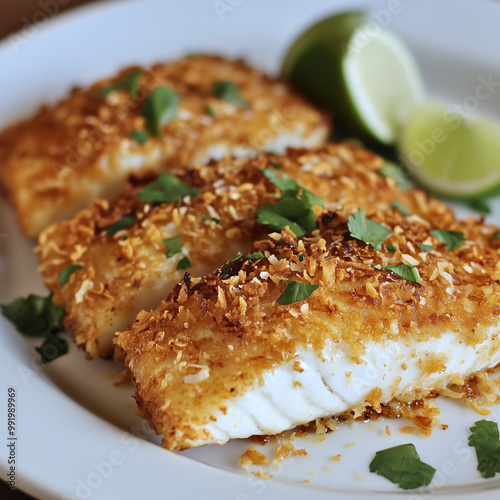 Amateur Photo of Baked Parmesan Crusted Tilapia