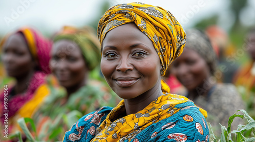 African Women Smallholder Farmers photo