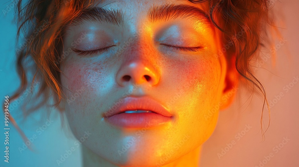 A serene female portrait A serene female portrait
