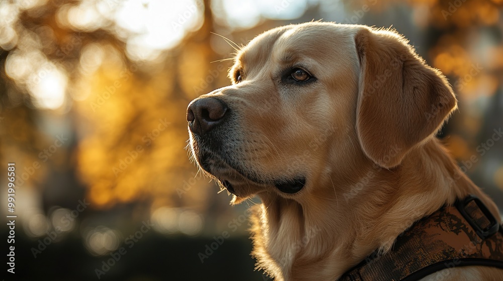Golden Retriever Portrait: A Close-Up Look at a Loyal Companion Golden Retriever Portrait: A Close-Up Look at a Loyal Companion