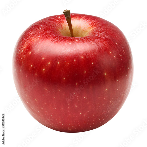  Seedless Fruits - Seedless Apple. A whole Seedless Apple with a smooth, red skin, isolated on transparent backdrop.