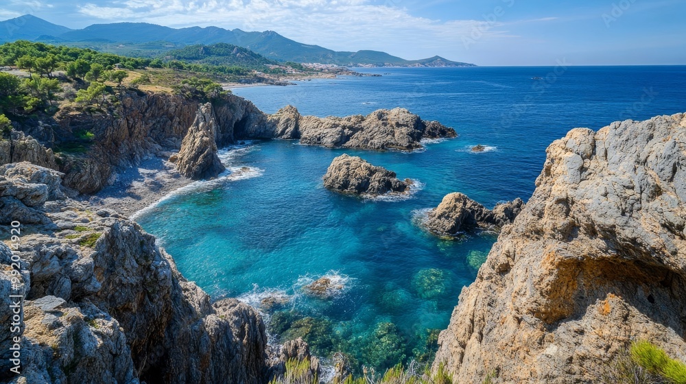 Creus Cape summer view, Costa Brava, Spain.