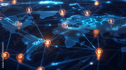 Financial Blockchain Data Mapping Across the World