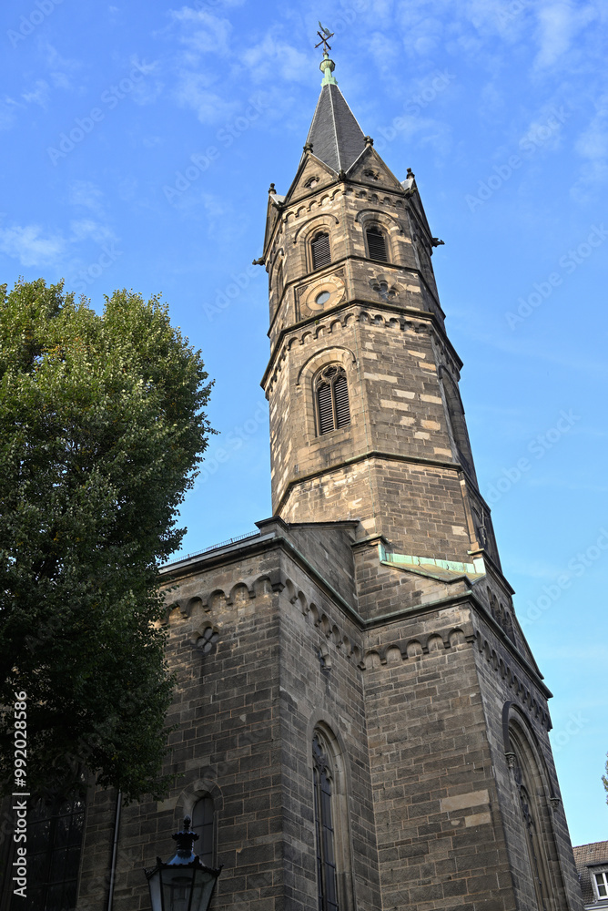 Neue reformierte Kirche in Wuppertal Elberfeld auf der Sophienstrasse in Luisenviertel, Deutschland Neue reformierte Kirche in Wuppertal Elberfeld auf der Sophienstrasse in Luisenviertel, Deutschland