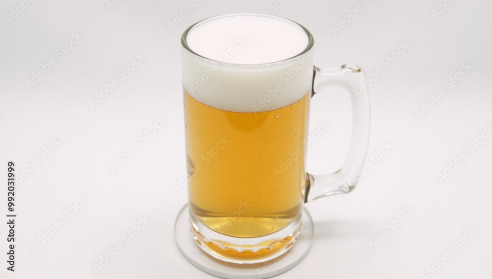 Isolated transparent background with a beer glass Isolated transparent background with a beer glass