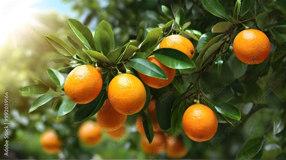 orange tree with oranges orange tree with oranges