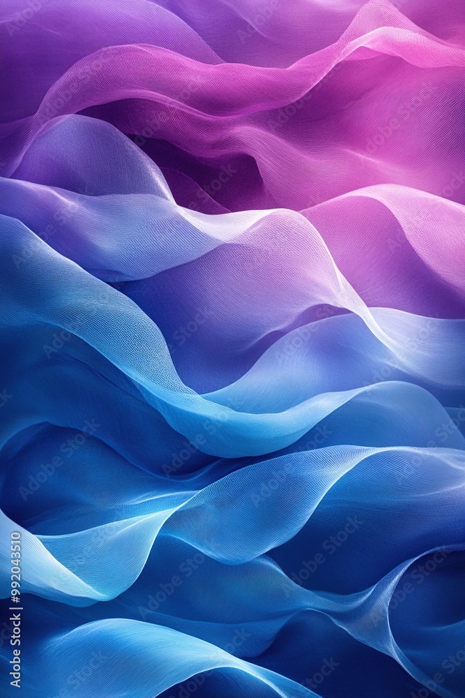 A high-resolution, minimalist abstract background featuring fluid waves of vibrant colors in shades of blue and purple. A high-resolution, minimalist abstract background featuring fluid waves of vibrant colors in shades of blue and purple.