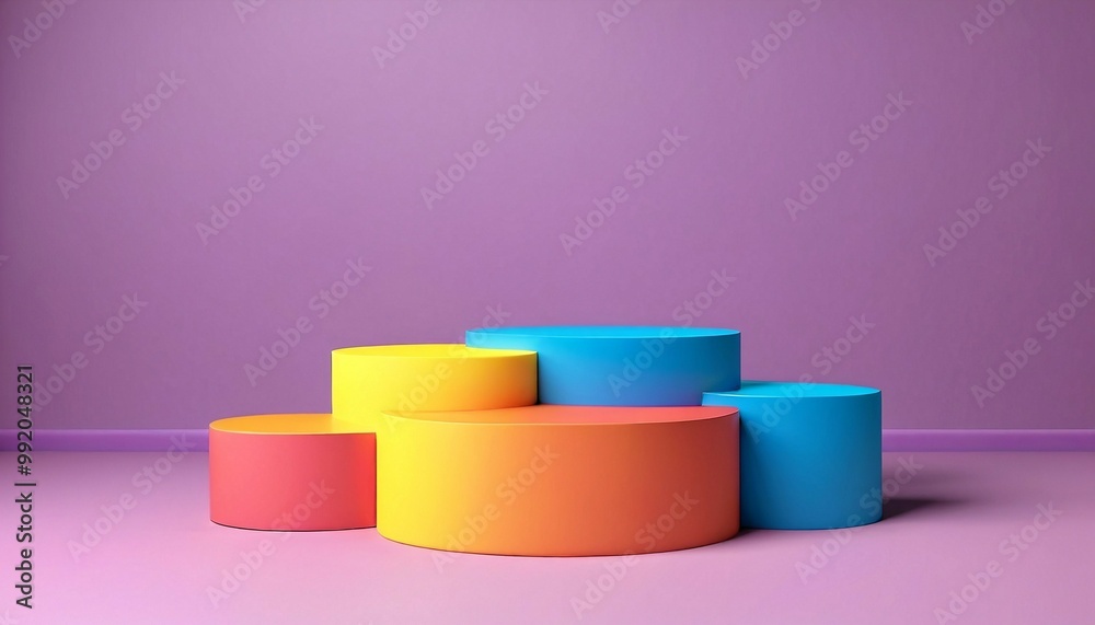 Obraz premium Modern 3D Podium for Product Setup