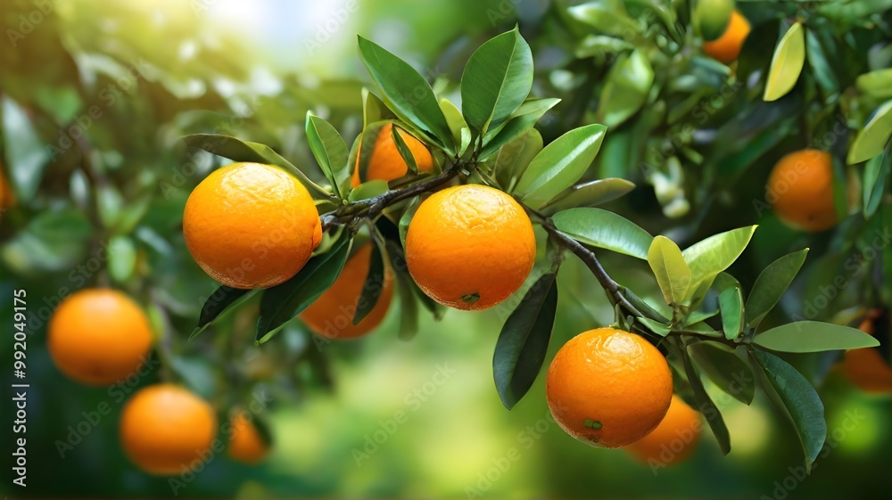 orange tree with fruits orange tree with fruits