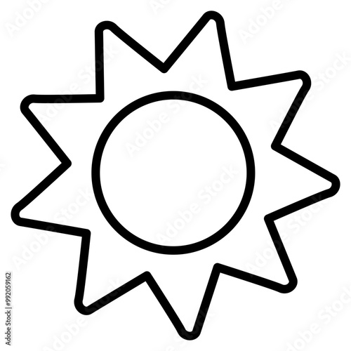 Sun Outline