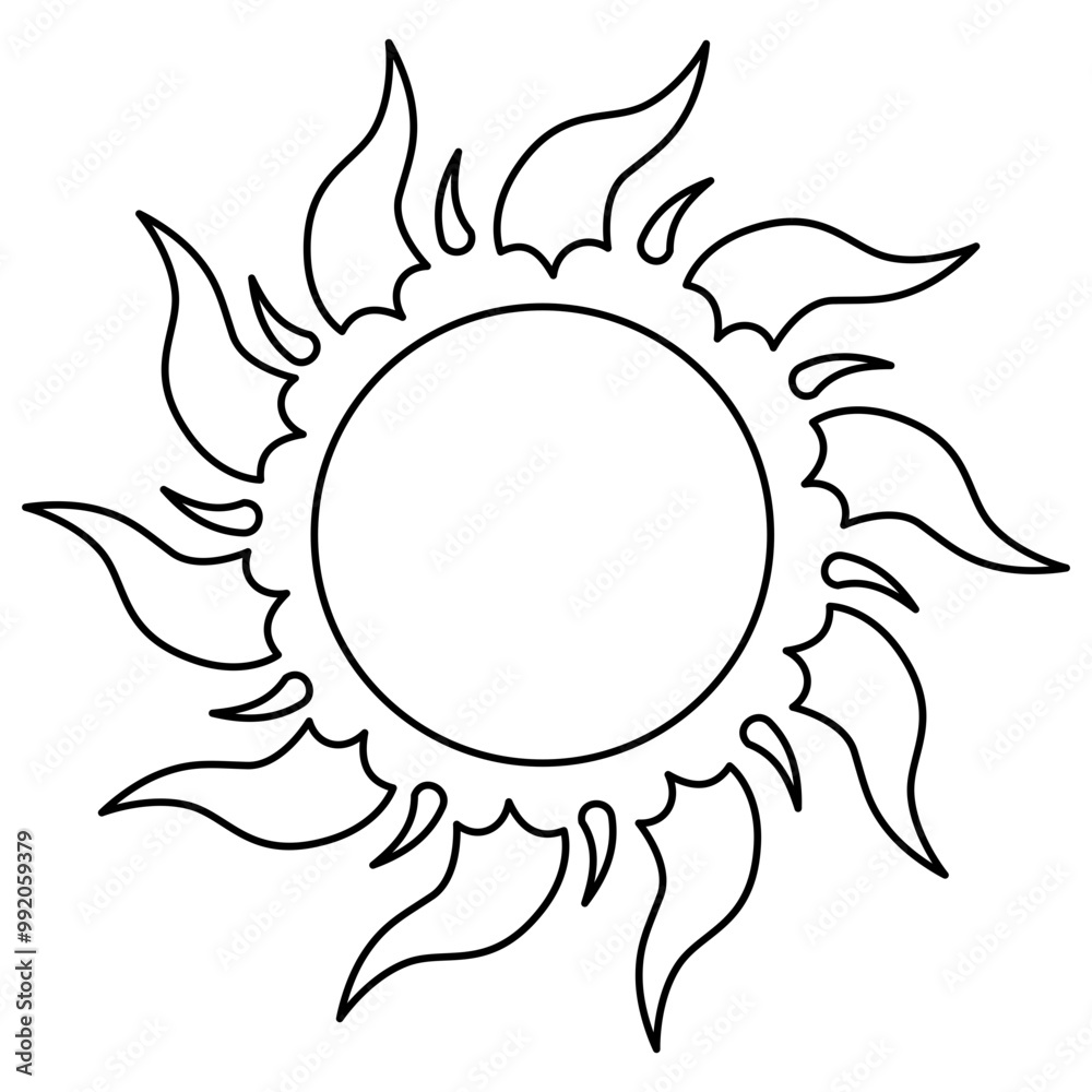 Sun Outline Sun Outline
