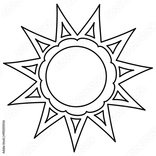 Sun Outline