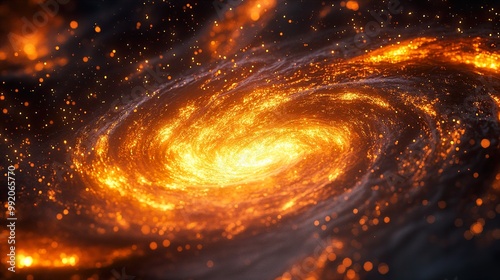 Spiral Galaxy: A Cosmic Dance of Light and Dust