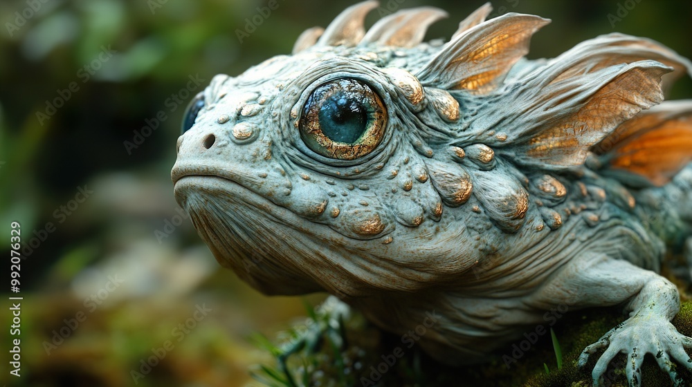 Fantasy Creature Close Up: A Detailed Look at a Mythical Beast Fantasy Creature Close Up: A Detailed Look at a Mythical Beast