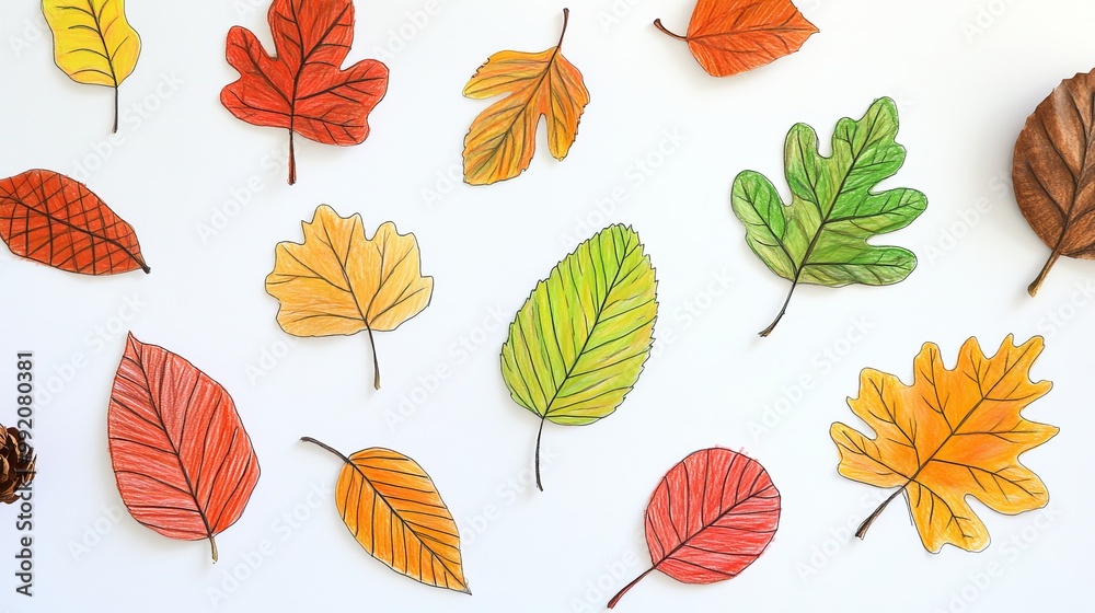 Cute autumn leaf drawings for kids! These hand-drawn leaves are perfect for teaching about the fall season or for any fall-themed project. Cute autumn leaf drawings for kids! These hand-drawn leaves are perfect for teaching about the fall season or for any fall-themed project.