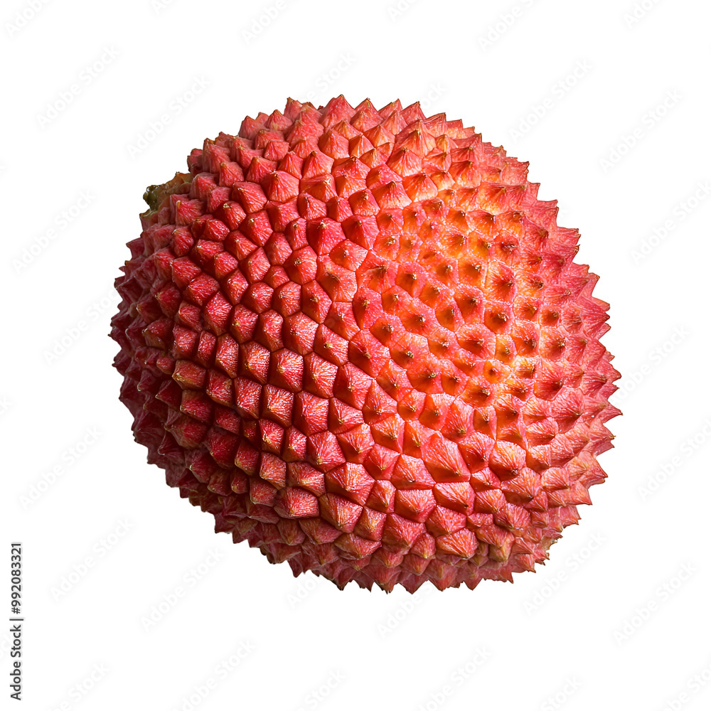 Tree Fruits - Lychee. A single Lychee with a bumpy red skin, isolated on transparent backdrop. Tree Fruits - Lychee. A single Lychee with a bumpy red skin, isolated on transparent backdrop.