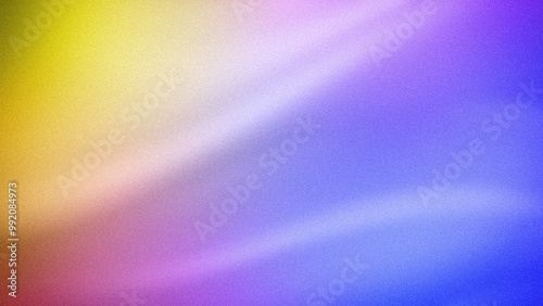 Vibrant gradient blending yellow, pink, and blue with a grainy texture, perfect for dynamic wallpapers, banners, and digital art designs