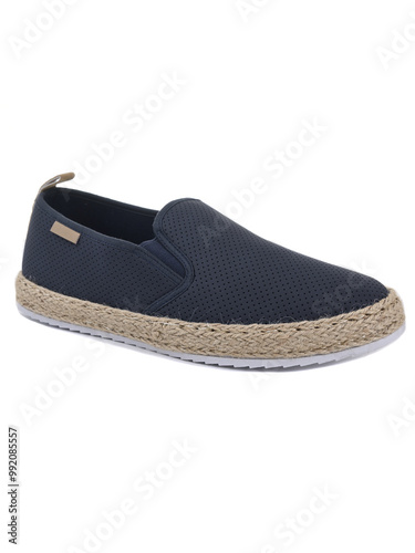 Espadrilles for men isolated white