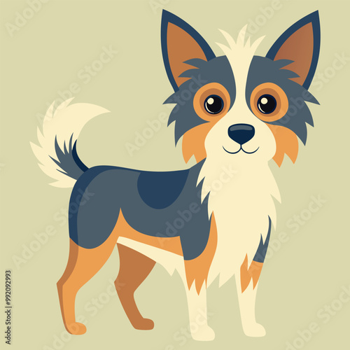 Adobe Illustrator Artwork  Dog Vector Illustration Concepts
