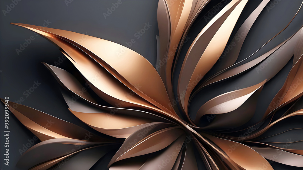 Modern abstract aesthetic background design, autumn colours, art wallpaper, template