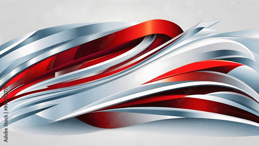 Modern abstract aesthetic background design, red white , art wallpaper, template, copy space area
