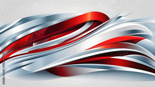 Obraz na płótnie Modern abstract aesthetic background design, red white , art wallpaper, template, copy space area w salonie