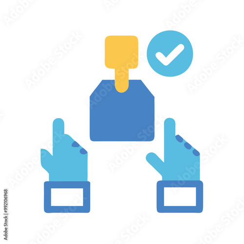 voting flat icon