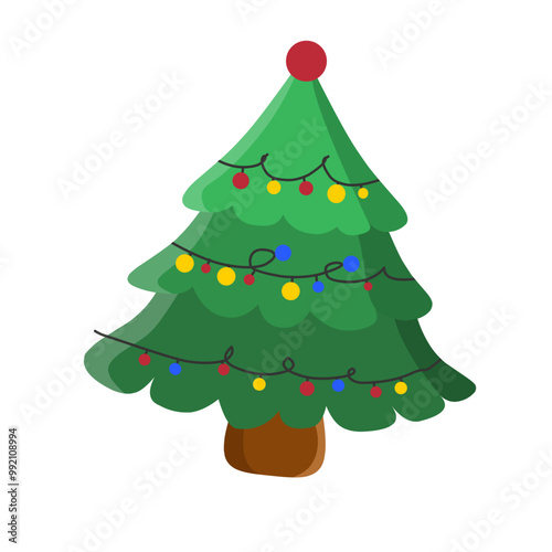 Christmas Tree Decoration Icon