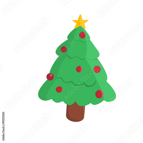 Christmas Tree Decoration Icon