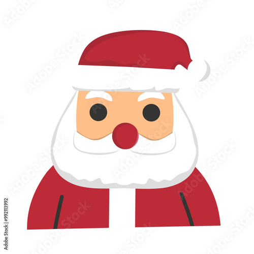 Christmas Santa Claus Decoration Icon