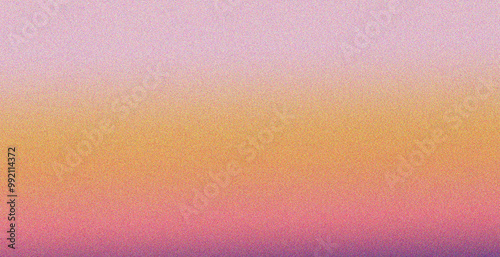 Pink grainy gradient background light orange red white noise texture banner