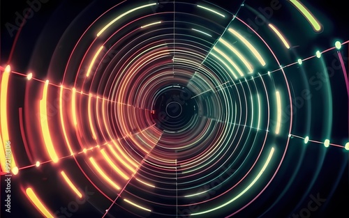 abstract background with circles