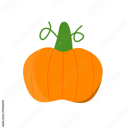 Pumpkin Icon. Autumn Season Concept.