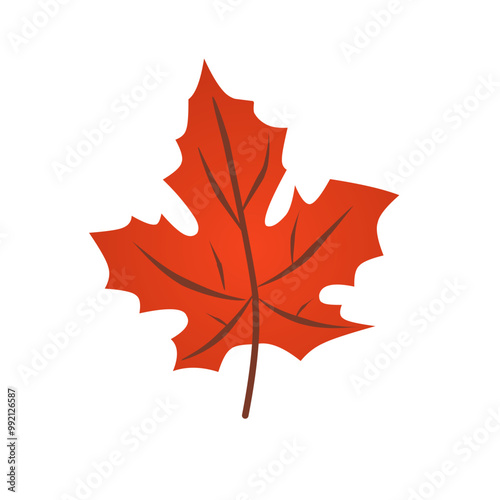 Maple Leaf Icon. Autumn Season Concept.