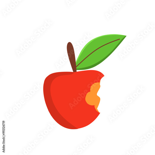 Apple Icon. Autumn Season Concept.