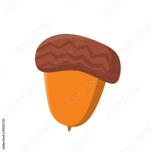 Acorn Icon. Autumn Season Concept.