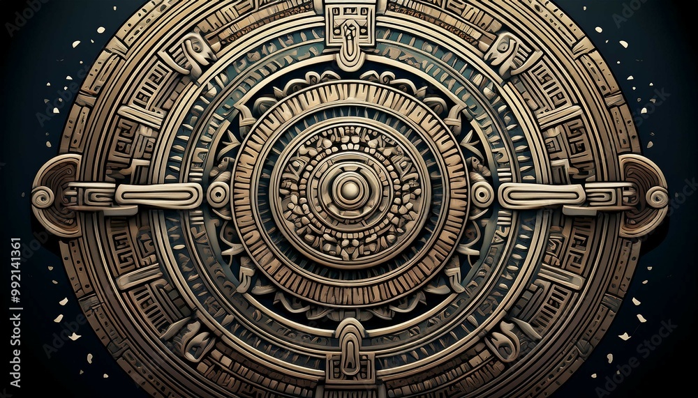 Obraz premium ancient astronomical clock