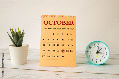 United Nations Day - Thursday, October 24 highlighted on the calendar