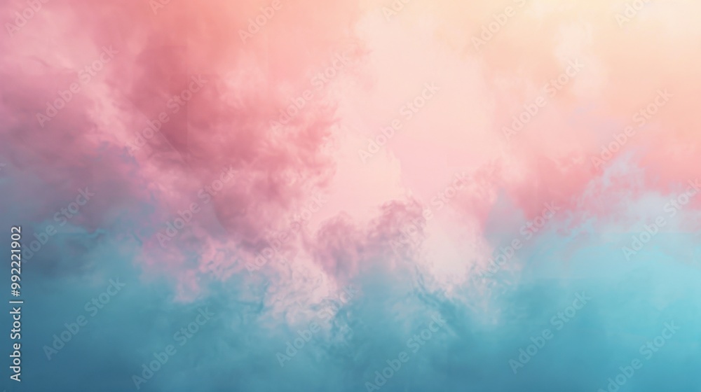 Abstract pastel gradient featuring soft shades of pink and blue, creating a calm and tranquil visual effect Abstract pastel gradient featuring soft shades of pink and blue, creating a calm and tranquil visual effect