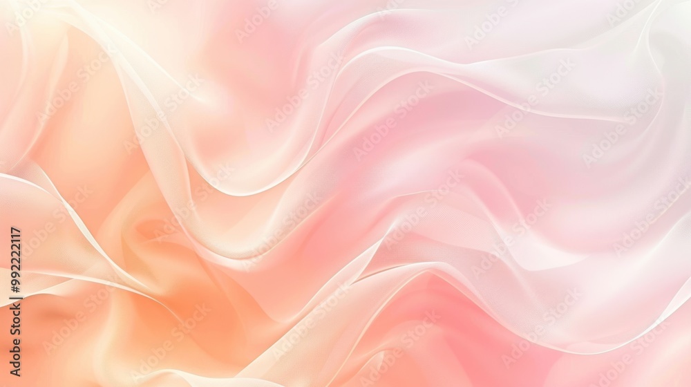 Abstract pastel gradient with gentle shades of blush pink and coral, blending together seamlessly for a soothing visual effect Abstract pastel gradient with gentle shades of blush pink and coral, blending together seamlessly for a soothing visual effect