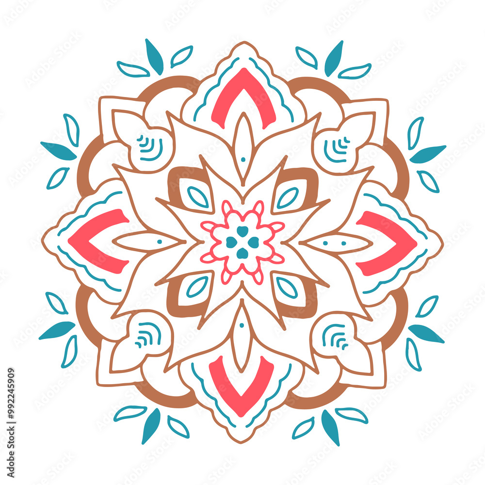 Spiritual decorative mandala Spiritual decorative mandala