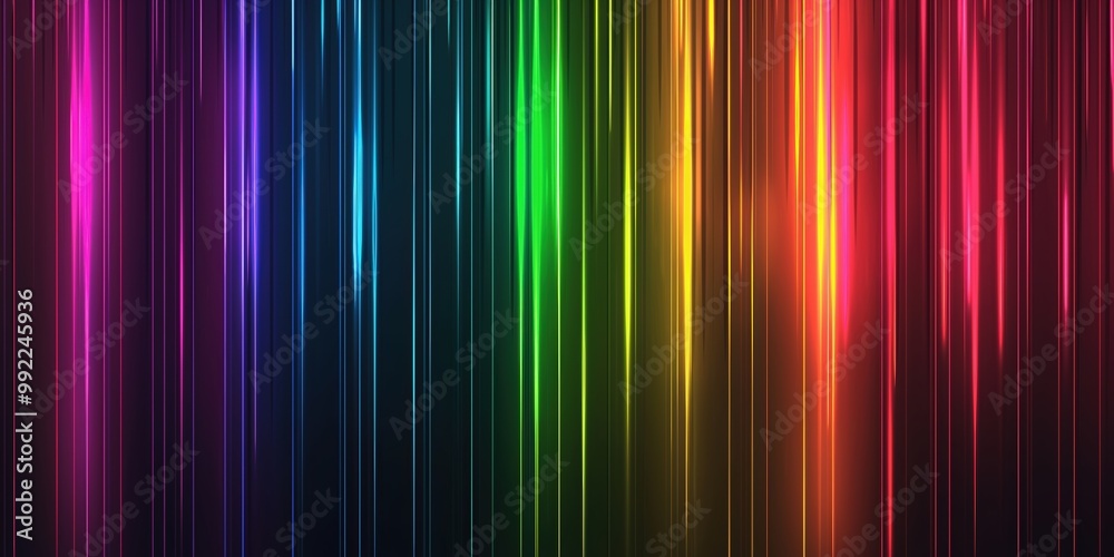 Colorful rainbow stripe with a black background. The colors are bright and vibrant, creating a sense of energy and excitement. The image is likely meant to evoke feelings of joy and happiness Colorful rainbow stripe with a black background. The colors are bright and vibrant, creating a sense of energy and excitement. The image is likely meant to evoke feelings of joy and happiness