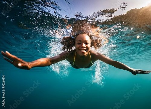 Person in the water
