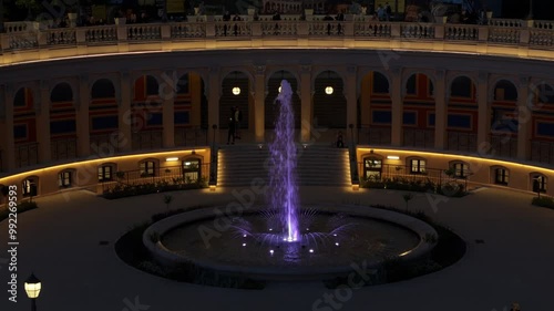 Nocna architektura Wroclawia BAstion Sakwowy