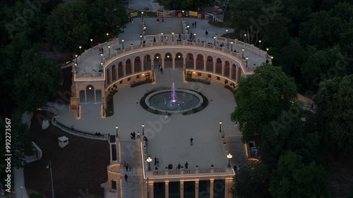Nocna architektura Wroclawia BAstion Sakwowy
